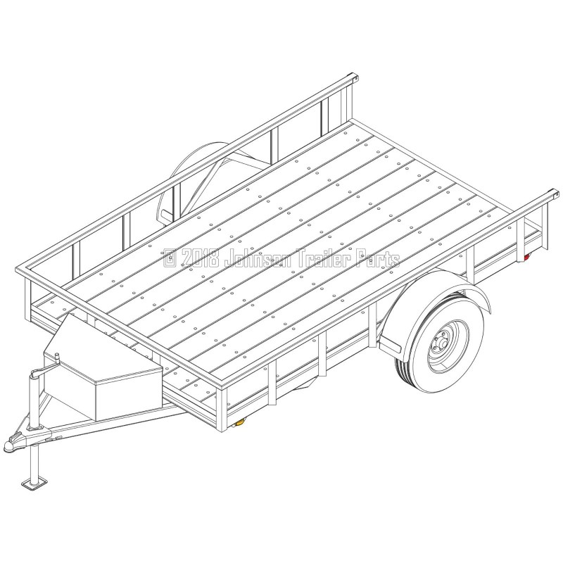 Johnson Trailer Parts 6′ x 10′ Utility Trailer Plans –