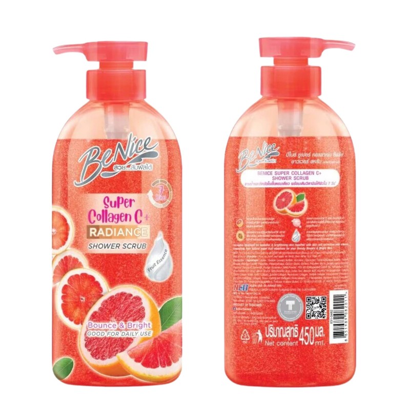 Benice [THAILAND] BeNice Moisturizing and Refreshing Shower Gel 400ml /