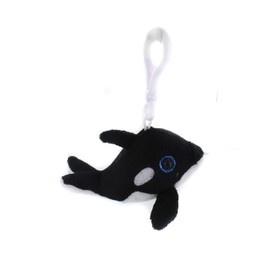 Plushland Adorable Orkee The Whale Keychain 4 Inches Plush Stuffed Animal - Custom Toy for Kids, Boys, Girls - Gifts Present for Birthday, Graduation Day, Valentine Day - Back to School