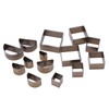 14 Pcs Leather Cutting Mold 2 Shape Exquisite High Carbon