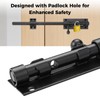 2 Packs 12" Slide Bolt Latches, Heavy-Duty 304 Stainless Steel