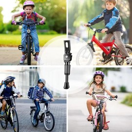 Bicycle Stand Children's Side Stand Bicycle – Bicycle Stand 14 Inch Single Sided Stand Bicycle Accessories Height Adjustable Side Stand Kids Bike Kickstand for Mountain Bike Road Bike Bicycles