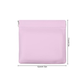 4Pcs Pocket Cosmetic Bag Jagowa Waterproof Portable Makeup Bag No Zipper Mini Travel Storage Bags for Cosmetics Jewelry Earphones