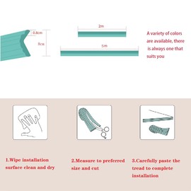 Vakerga Bunk Bed Ladder Pads,Self-Adhesive Bunk Bed Ladder Cover Foam Padding,Traction Treads for Stair Steps,Soft Extra-Wide Edge Protector,Furniture 6.5 Ft Rice White