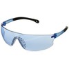Radians Light Blue Safety Glasses, Scratch-Resistant, Wraparound