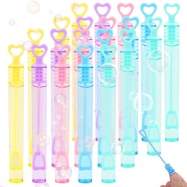 Volumoon Pack of 20 Mini Soap Bubbles Set, Bubble Wand (no Bubble Solution), Soap Bubbles Children, Soap Bubbles Small Bottles, for Children Gift Wedding and Birthday Party