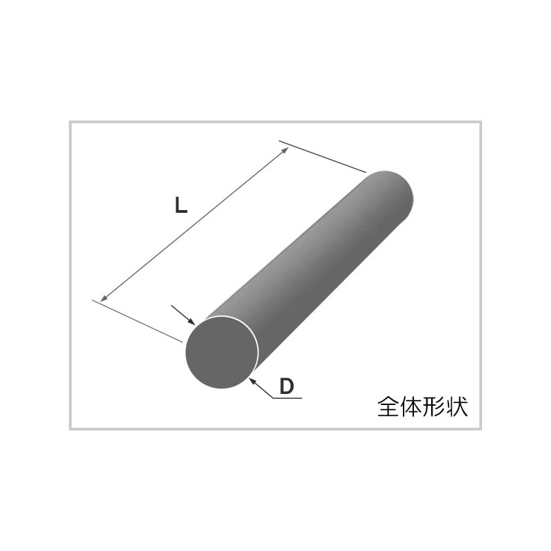 Stainless Steel Pull Out Round Bar SUS304 φ4 Length 1500mm