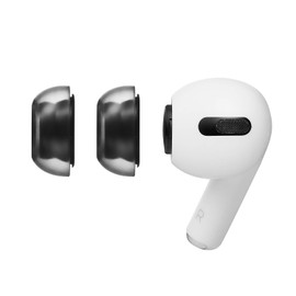 AZLA SednaEarfit Crystal for AirPods Pro [イヤーピース Lサイズ2ペア] 最高級ドイツ製プレミアムLSR素材採用ハイグレードイヤーピース AirPods Pro用設計 イヤーピース分離可能