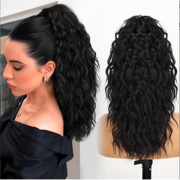 Greenmirr Pferdeschwanz Verlängerung Klaue Clip 18 Zoll für Frauen Multi