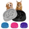 YINEYA 2Pcs Slow Feeder Dog Bowls Small Size Dog, Anti-Choking