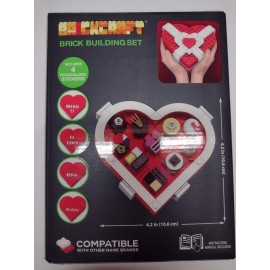 Brickcrafts New Brickcraft Bricktanicals Heart Box of Chocolates Building Bricks 133 Pieces