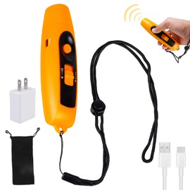 Electronic Whistle, Electronic Hand Whistle with 3 Tones and 2 LED Light Modes, Handheld Sports Whistle, High Frequency Whistle, Outdoor Signal Whistle for Trainers, Referees, Sports, Survival, Yellow