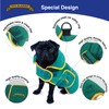 TAIL BLAZERS™ Super Absorbent Dog Drying Coat. Double Layer Microfibre
