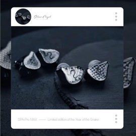 EarAcoustic SPA-PRO Wired in-Ear Headphones with Graphene Diaphragm (1TPa) & N52 Magnet (*10kGS), HiFi Level High Fidelity Sound Effect and Interchangeable Audio Cable (3.5mm Jack No Mic)