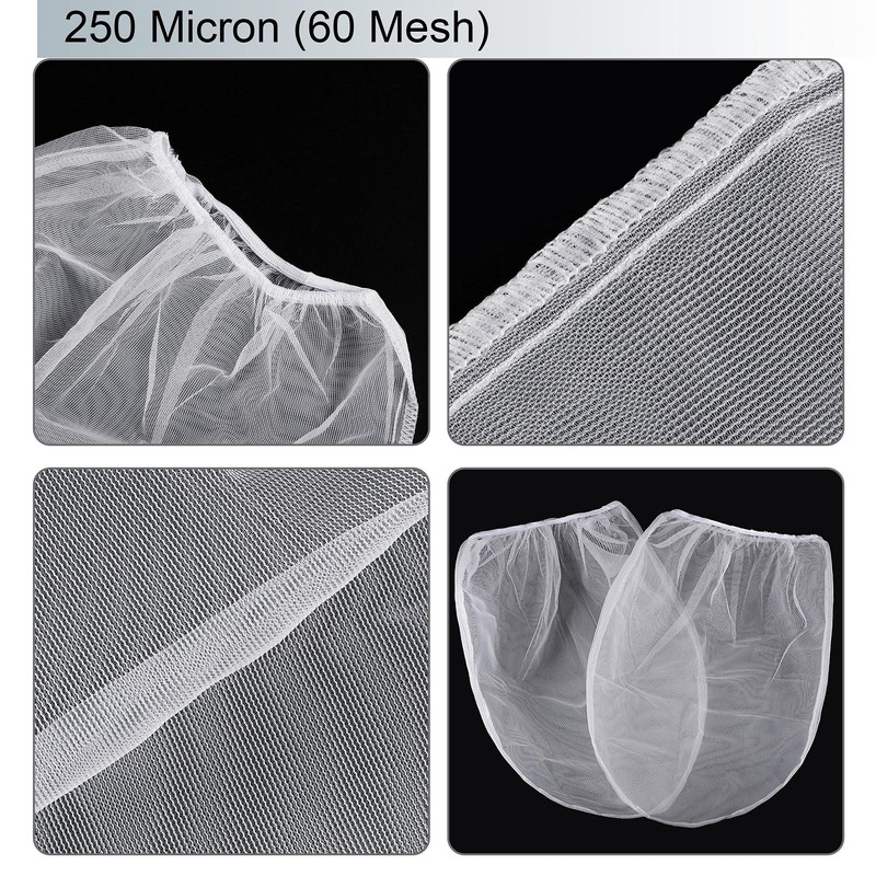 sourcing map 250 Micron Paint Screen Bag Fine Mesh Strainer