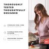 DI ORO Silicone Spatula Set - Heat Resistant Kitchen Scrapers