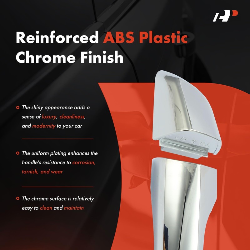 A-Premium Rear Left Driver Side Exterior Door Handle Compatible with