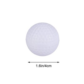 KOFULL Practice Golf Balls Golf Practice Balls Plastic Balls for Ball Pit Practice Hollow Indoor Golf Ball Courtyard Children Baby Play Fun Pool Balls,Pack of 24 Pcs