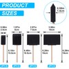 CustomyLife 8 Pcs Foam Paint Brushes, 4 Sizes Wood Handle