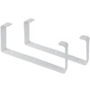 2 x 220 x 90 mm flat duct brackets for
