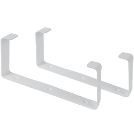 2 x 220 x 90 mm flat duct brackets for wall mounting - air conditioning, ventilation, heating, cooling
