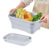 Collapsible Dish Pans, 2Gal (7.5L) Capacity, Plastic Dish Tub Dishpan