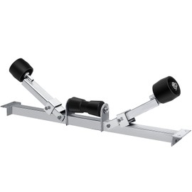 Datanly 2204 lbs Boat Trailer Rollers Large Load Capacity Boat Trailer Parts Bottom Support Bracket Accessories Steel Adjustable Support Bracket for Small Motors Sailing