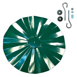 Erva SB5 Hanging Disk Baffle, Green, 22.5-Inch