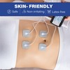 LotFancy TENS Unit Replacement Pads, 40 Pcs 2x2 Snap Electrodes
