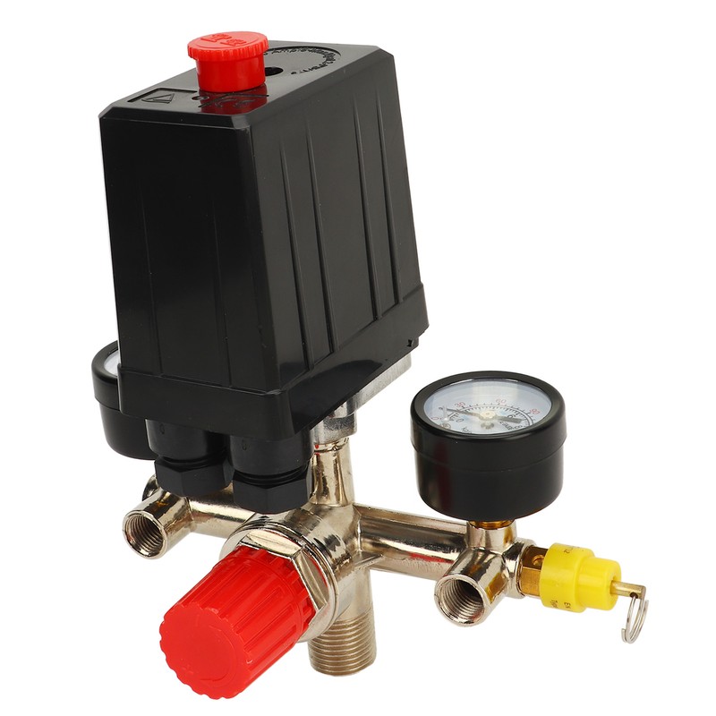 Air Compressor Pressure Switch Dual Regulator Automatic Pressure Control Valve