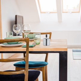 2 x Ashtrays with Swivel Lid Metal Outdoor & Indoor H11.5 x D 8 cm Windproof Swivel Ashtray Silver