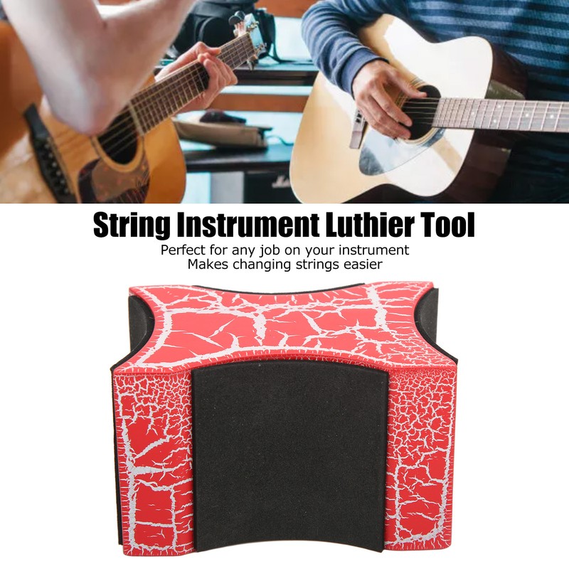 Guitar Neck Rest Solids Wood Guitars Support Pillow String Instrument