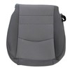 Priprilod Cloth Passenger Side Bottom Replacement Seat Cover Gray(X8) Compatible