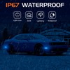 FetonAuto Blue LED Side Marker Lights for 2015-2023 Dodge Challenger