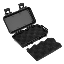 VBESTLIFE Storage Box, Outdoor Storage Case, 3 Types Shockproof and Pressure-Proof Sealed Box Survival Storage Case Containers for Fishing Hiking(B: 190 * 120 * 52Mm) Small Case