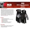Mcr Safety 950m Hyperfit Mechanics Work Gloves Black Medium