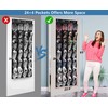 MISSLO 28 Large Pockets Hanging Shoe Organizer Over The Door