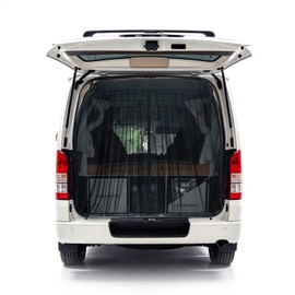 190 * 165cm Magnetic Car Tailgate Mesh Screen, Breathable Camping Screen for Large SUV Mini Van Hatch Gate Outdoor Accessories