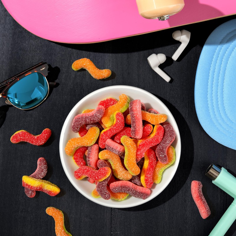 Trolli Sour Brite Duo Crawlers Candy, 6.3 Ounce Bag