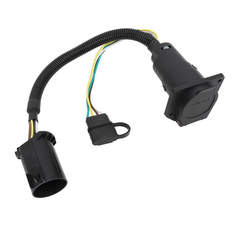 6‑24V 7 Pin to 7 and 4 Pin Trailer Adapter