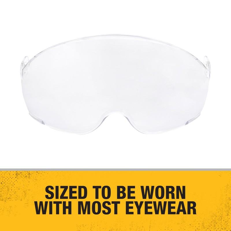 DEWALT DPG22-SH Visor with Premium Anti-Fog+ Clear Lens Designed to