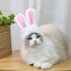 LERTREE Pet Bunny Ears Hat, Plush Rabbit Cosplay Headdress for