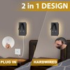 ZEROUNO Dimmable Wall Mounted Reading Light Set of 2,Adjustable Headboard