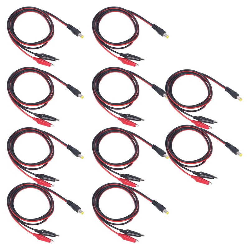 DC to Dual Test Clip Cable Copper Core Electrical Test