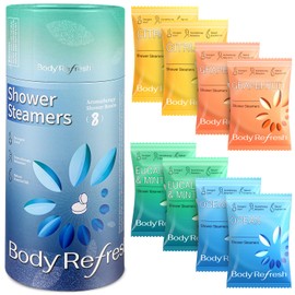 BodyRefresh Shower Steamers Aromatherapy, Birthday Gifts for Men, 8 Pack Shower Bombs with Essential Oils, Self Care Gifts for Him, Boyfriend, Husband, Mens Christmas Gifts, Stocking Stuffers 2025