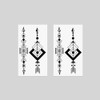 Oottati Small Cute Temporary Tattoo Sticker Set of 2 -