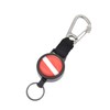 Divers Retractable Locking Lanyard Diving Stainless Steel Wire Telescopic Rope
