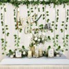 ZWYOQI 84 feet Artificial Vines Greenery Garland Fake Hanging Leaves