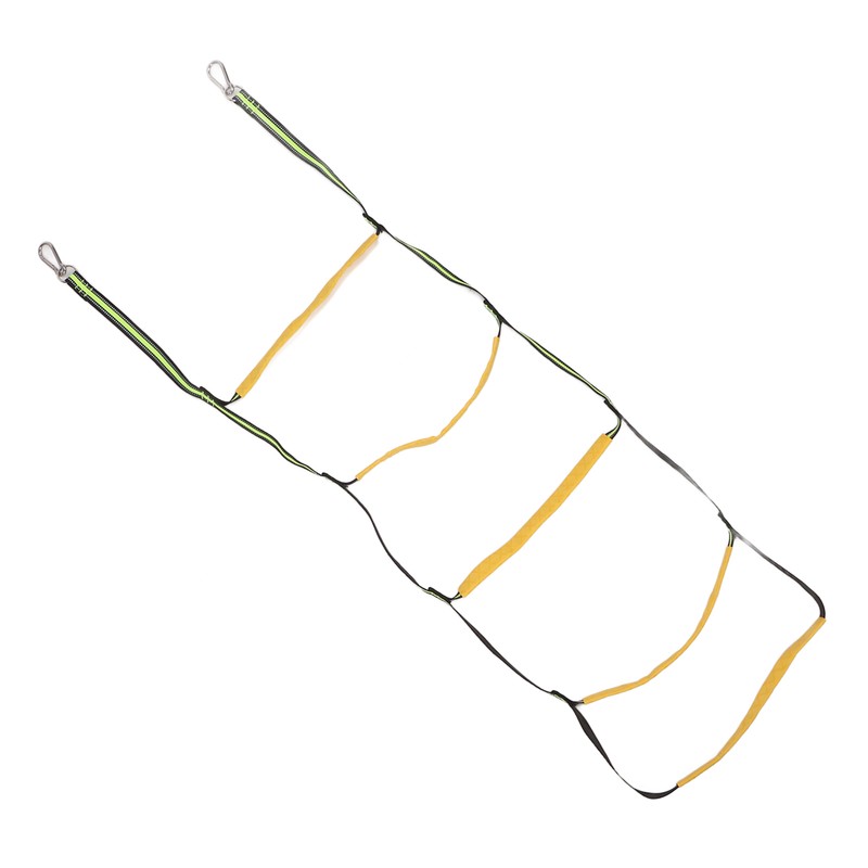 Boat Rope Ladder Portable 5 Step Folding Marine Rope Ladder