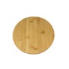 Tsukasaki 30-403-2 Round Bamboo Cutting Board, 9.8 inches (25 cm)